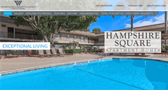 Desktop Screenshot of hampshiresquareapts.com